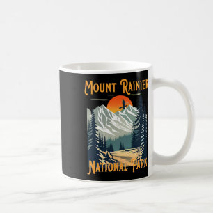 Mug Souvenir vintage du parc national du mont Rainier 