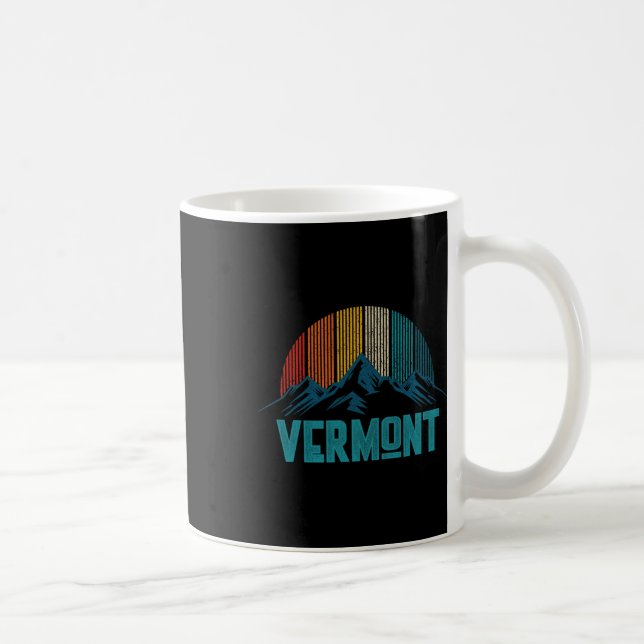 Mug Souvenir Vintage du Vermont (Droite)