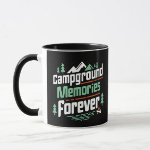 Mug Souvenirs de camping Pour toujours, moments de cam