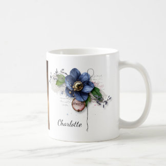 Mug Souvenirs Fleur Bleue