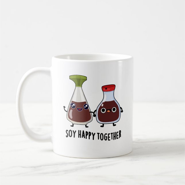 Mug Soy Happy Ensemble Soy Sauce Pun (Gauche)