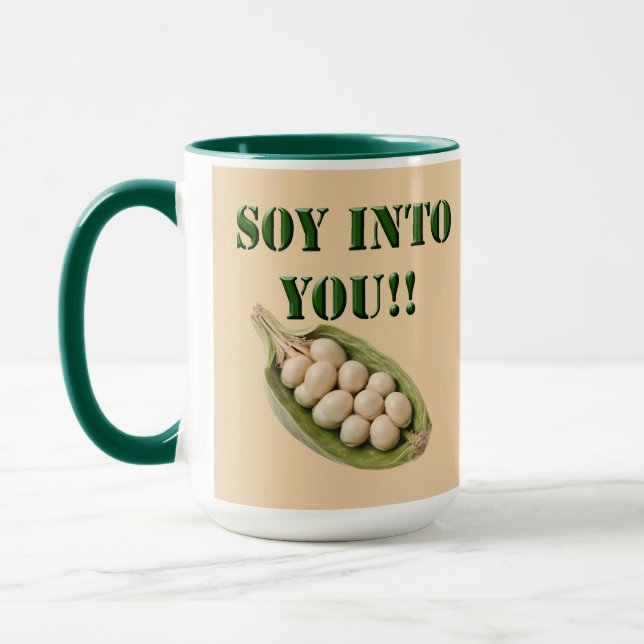 Mug Soy Into You : A Vegan Love Story, (Gauche)