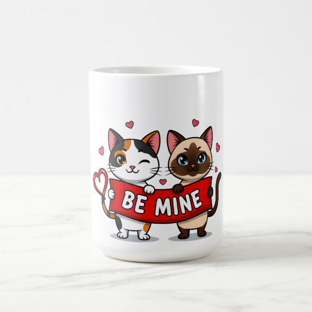 Mug Soyez à moi Chats de la Saint-Valentin | Adorables (Centre)