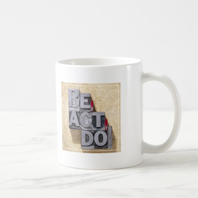 Mug Soyez, agissez, font (Droite)