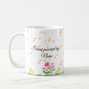 Mug Soyez brillant, Citation inspirante du printemps M