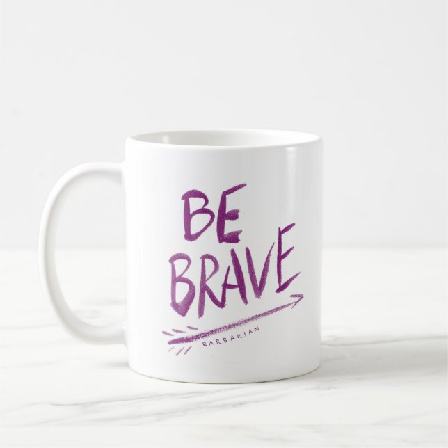 Mug SOYEZ citation COURAGEUSE de flèche de Boho (Gauche)