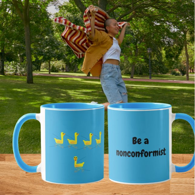 Mug Soyez des Canards Motivationnels Non-Conformistes  (Créateur téléchargé)