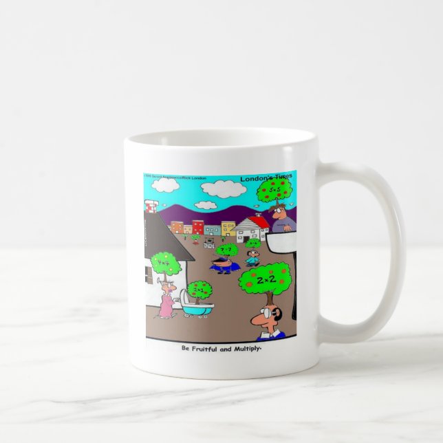 Mug Soyez Féconds & Multipliez Drôle (Droite)