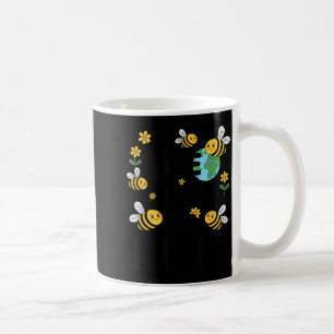 Mug Soyez gentil avec la terre - jolies abeilles fleur