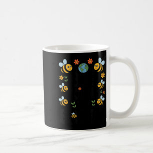 Mug Soyez gentil avec la terre - jolies abeilles fleur