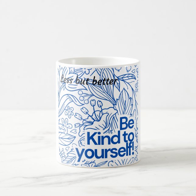 Mug ✨ "Soyez gentil avec vous" - Motivation minimalist (Centre)