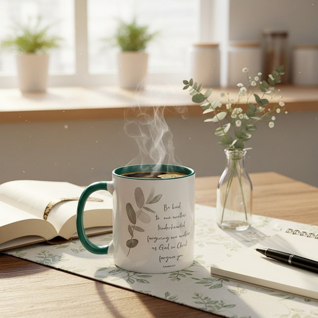 Mug Soyez gentil, botanique minimaliste  (Créateur téléchargé)