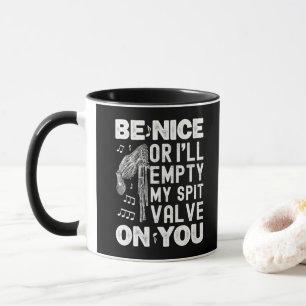 Mug Soyez gentil, je viderai ma soupape de purge Corne