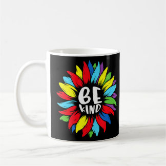 Mug Soyez gentil Sunflower Puzzle Sensibilisation sur 