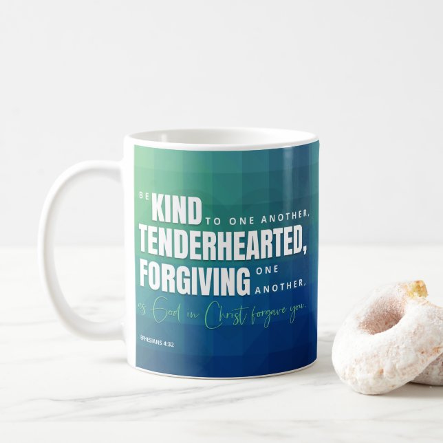 Mug Soyez gentils les uns envers les autres Éphésiens  (Avec donut)