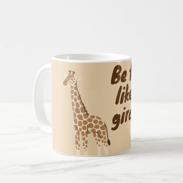 Mug Soyez Grand Comme une Girafe (Devant gauche)