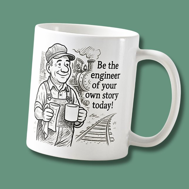 Mug Soyez ingénieur de votre propre histoire Pilote de (Créateur téléchargé)
