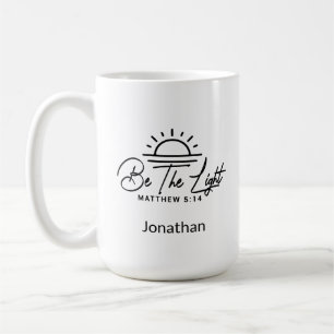 Mug Soyez la Lumière Christian Mathew 5:14