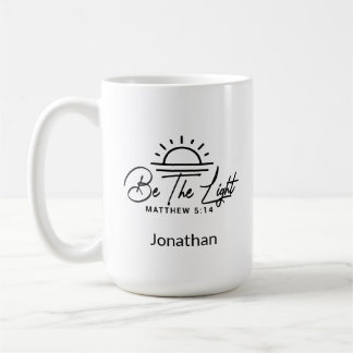 Mug Soyez la Lumière Christian Mathew 5:14