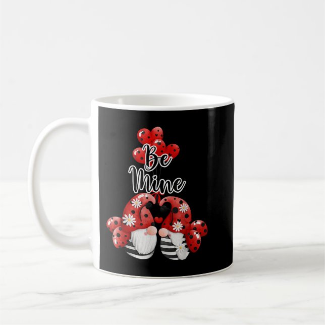 Mug Soyez Le Mien Gnome Ladybug Valentines Day Pour Co (Gauche)