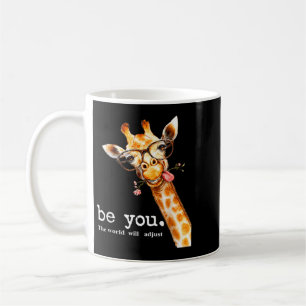 Mug Soyez Le Monde S'adaptera Cute Lover Girafe Gles