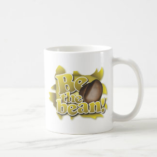 Mug Soyez l'haricot (sur la toile de jute)