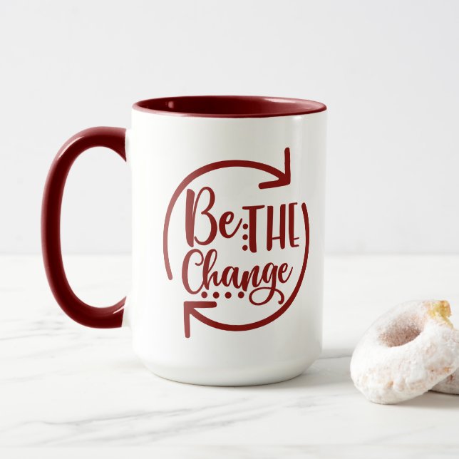 Mug Soyez l'inspiration du changement (Avec donut)