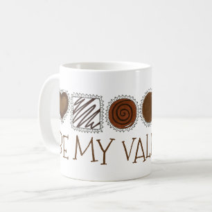 Mug Soyez ma Saint Valentin Boîte de chocolats Bonbons