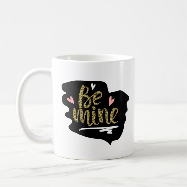Mug Soyez miennes | Heureuse Sainte-Valentin Modern Sw (Gauche)