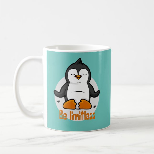 Mug Soyez Sans Limite Kawaii Drôle Pingouin Faire Des  (Gauche)