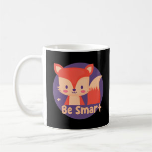 Mug Soyez Smart Kawaii Funny mignonne Bébé Fox couleur