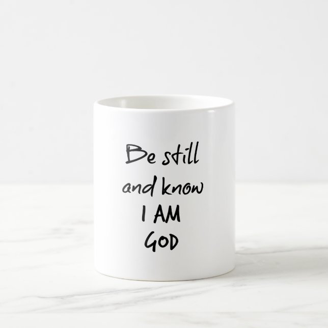 Mug Soyez toujours et sachez que je suis Dieu Bible Ve (Centre)