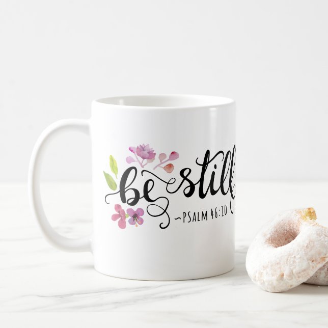 Mug Soyez Toujours - Psaume 46:10 (Avec donut)