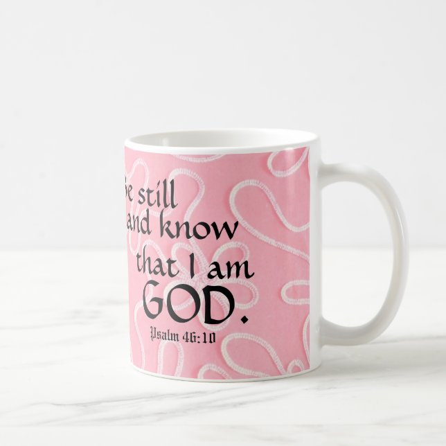 Mug Soyez toujours & Sachez que je suis Dieu Christian (Droite)
