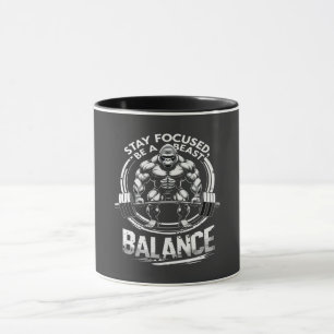 Mug Soyez un Bête Gym Motivation Tee