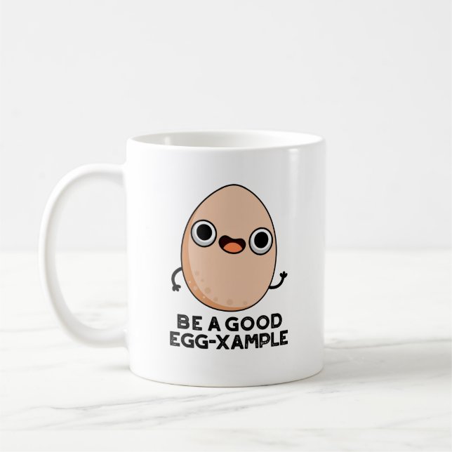 Mug Soyez Un Bon Oeuf Exemple De Jeu D'Oeuf Drôle (Gauche)