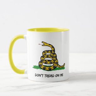 Mug Soyez un vrai libertaire Ne marchez pas sur moi