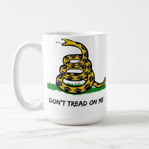 Mug Soyez un vrai libertaire Ne marchez pas sur moi