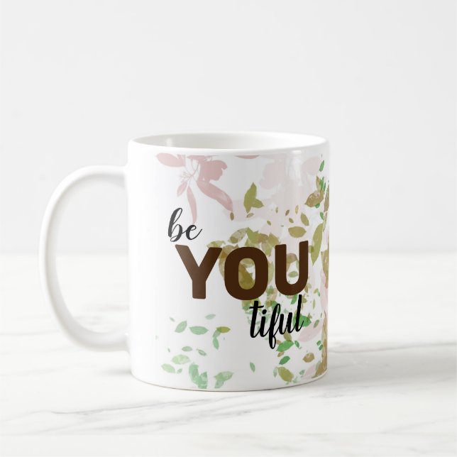 Mug Soyez Youtiful Floral rose  (Gauche)