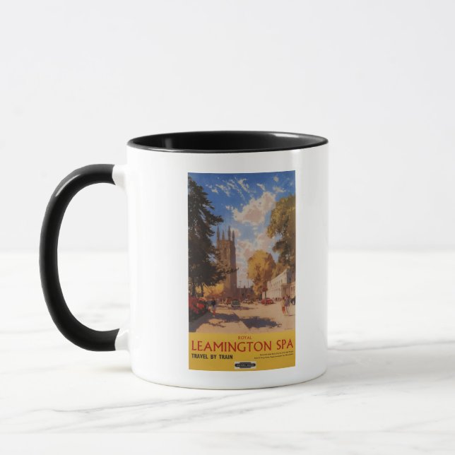 Mug Spa royal, Street View British Railways Poster (Gauche)