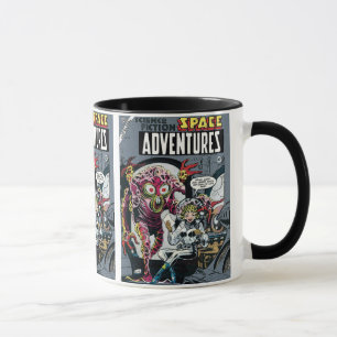 Mug Space Adventures #12 Bande dessinée rétro de scien