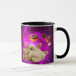 Mug Space cat et les beignets volants