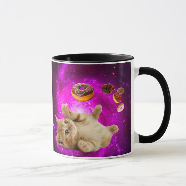 Mug Space cat et les beignets volants (Droite)