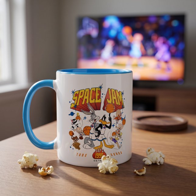 Mug SPACE JAM™ TUNE SQUAD™ 1996 Graphique (Simulated mug on table)
