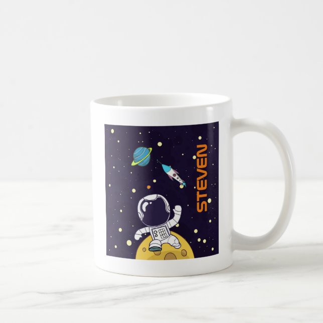 Mug Spaceman Explorant L'Espace (Droite)