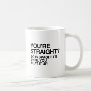 MUG SPAGHETTI EST DROIT JUSQU'À CE QUE VOUS LE CHAUFFI