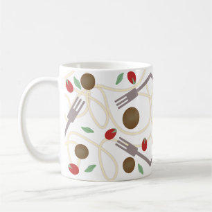 Mug Spaghetti et boulettes de viande tendance alimenta