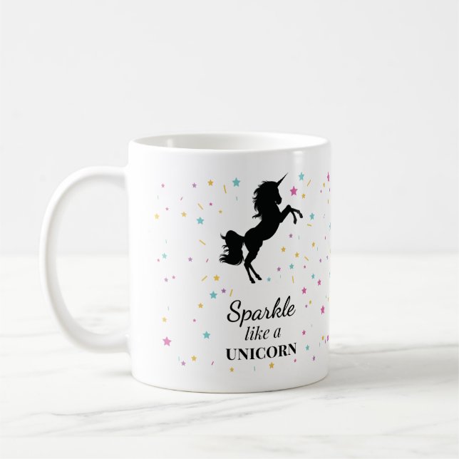 Mug Sparkling comme une licorne (Gauche)