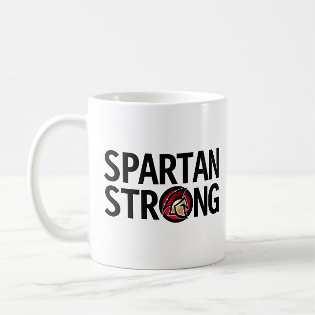 Mug Spartan Fort. Musique personnalisée (Gauche)
