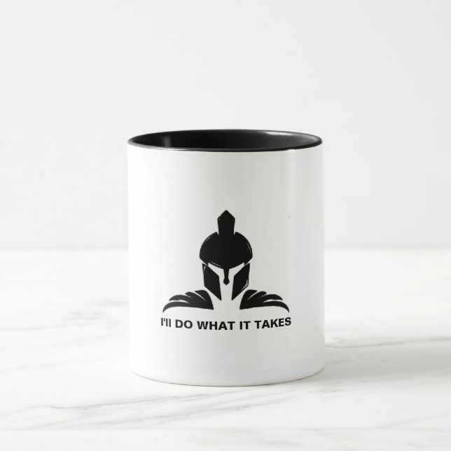 Mug Spartan mindset_v2_Je ferai ce qu'il faut (Centre)